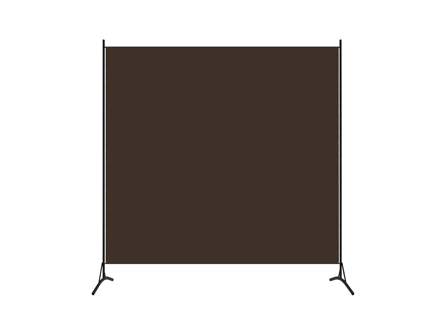 Cloison de séparation 1 panneau Marron 175x180