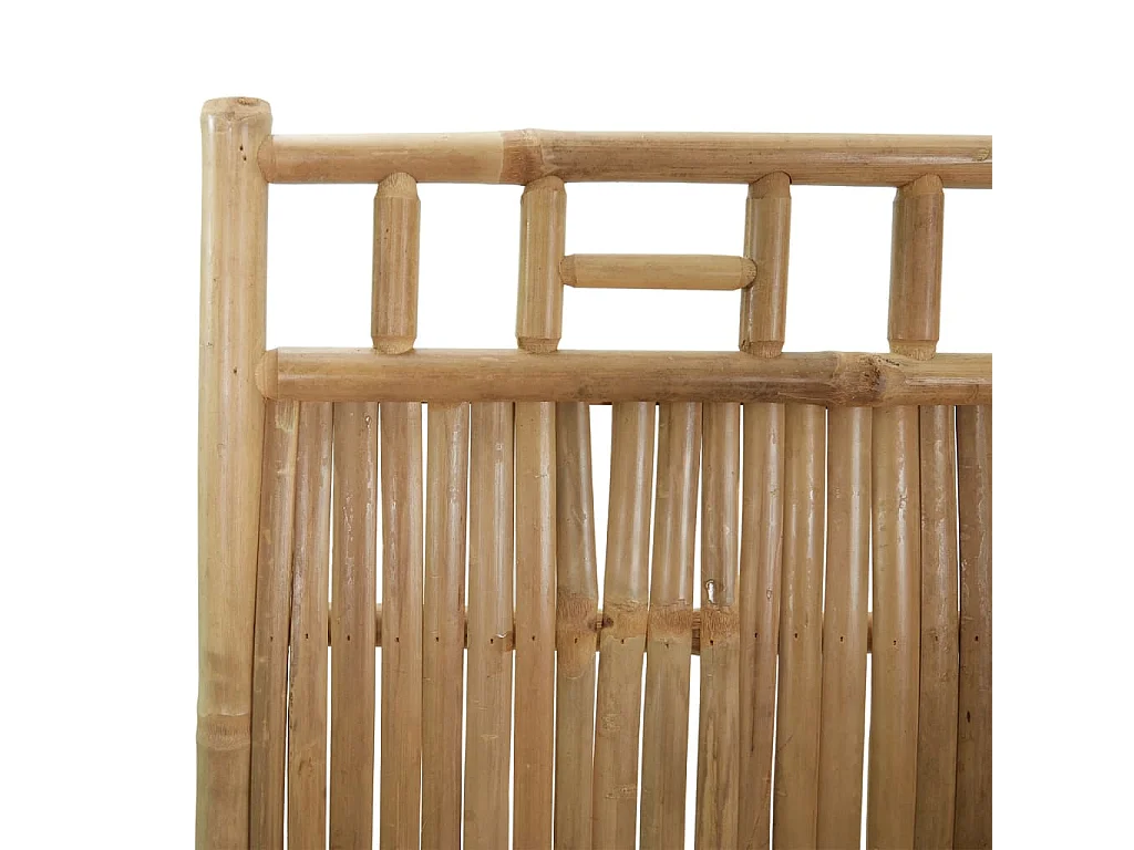 Cloison de séparation 4 panneaux Bambou 160x180