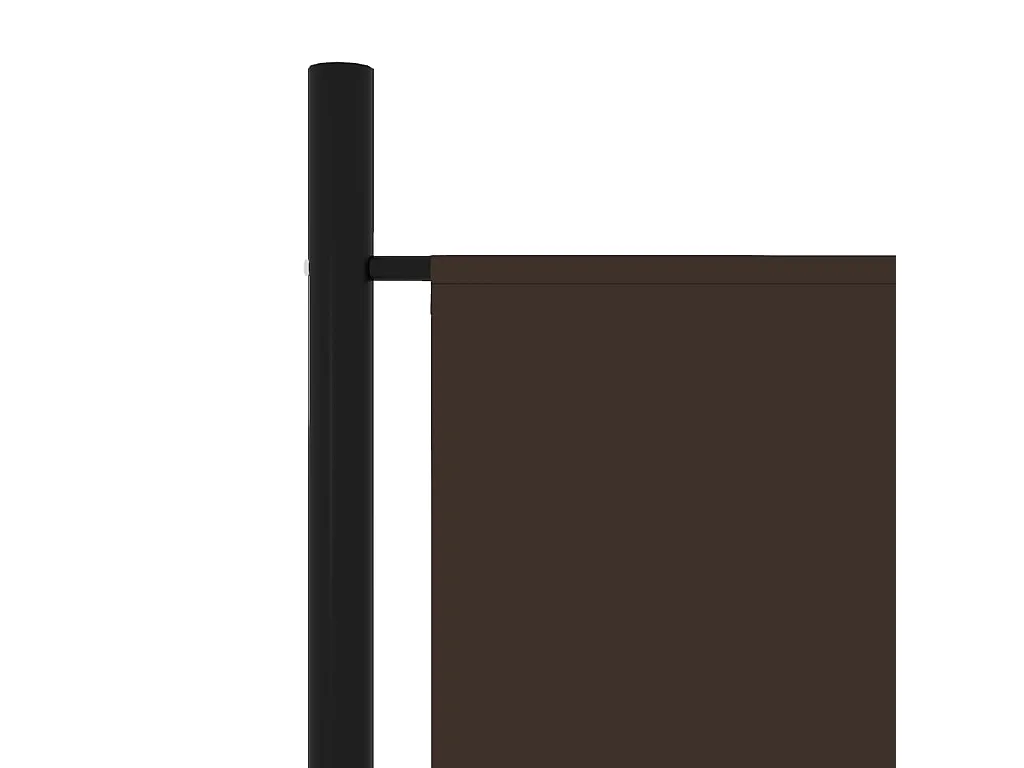 Cloison de séparation 3 panneaux Marron 150x180