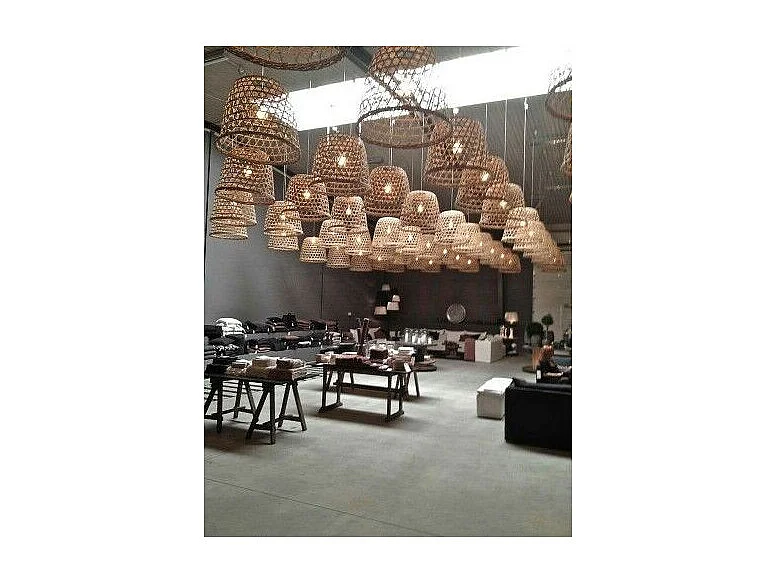 Suspension en bambou style bord de mer Ø 40 cm- LUZ S