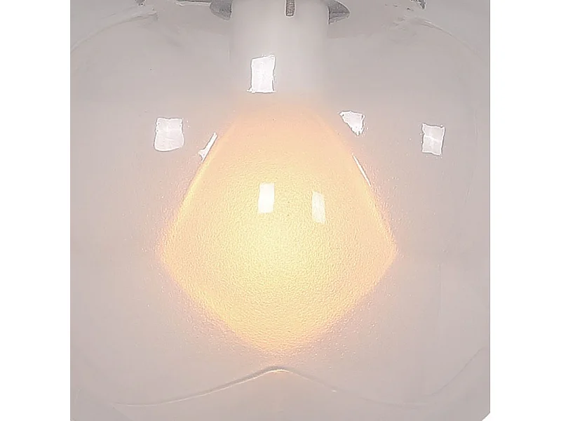 Suspension boule nuage en verre opaque D. 24 cm en - BUBBLE