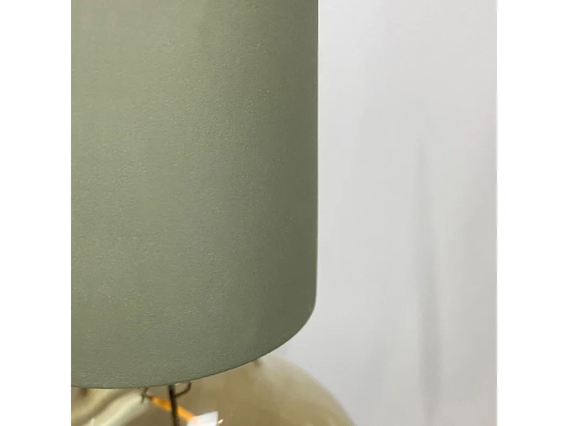 Suspension lumineuse ajustable en béton vert cèdre - CALO 5284