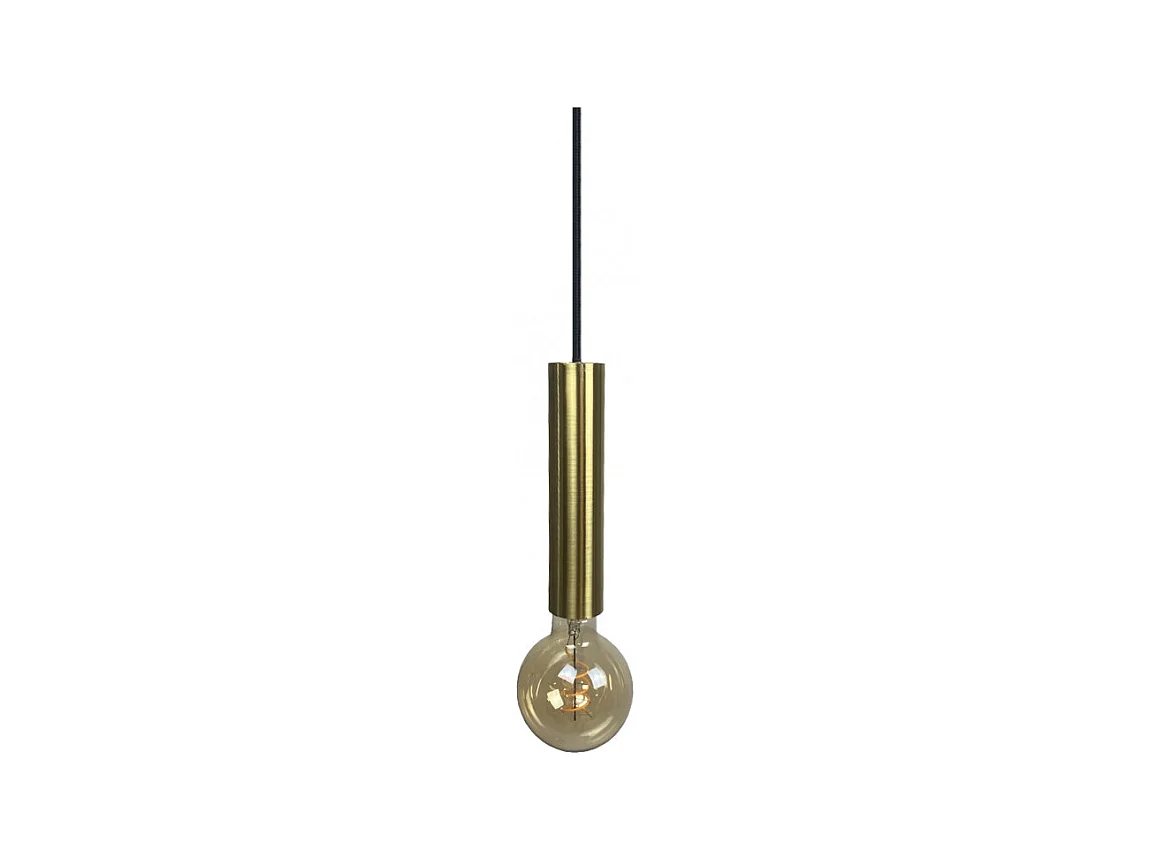 Suspension lumineuse ajustable et cylindrique métal doré - TIGI 4928