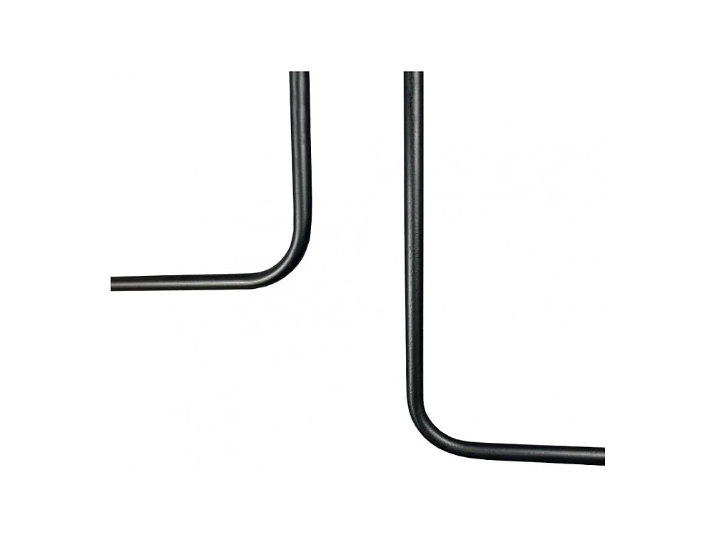 Suspension double asymétrique métal noir et doré - BORJA 0603