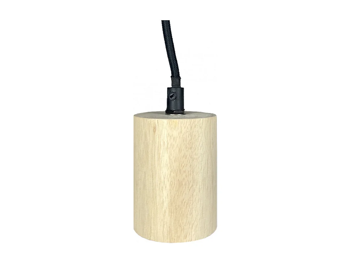 Suspension lumineuse ajustable en bois clair - CALO 5324