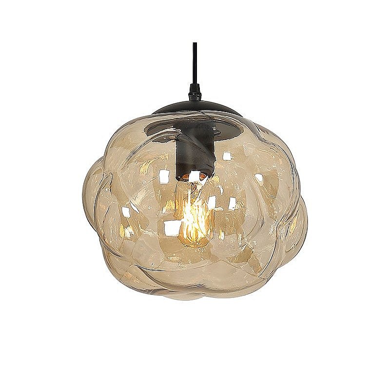Suspension Plafonnier En Verre Blanc - Luminaire Intérieur - Occasion