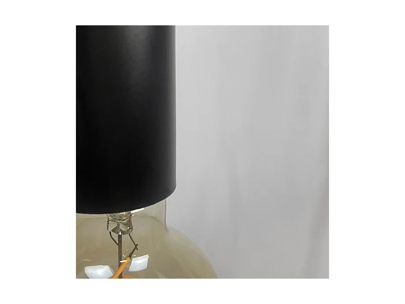 Suspension lumineuse ajustable et cylindrique métal noir - TIGI 4942