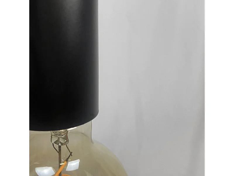 Suspension lumineuse ajustable et cylindrique métal noir - TIGI 4942