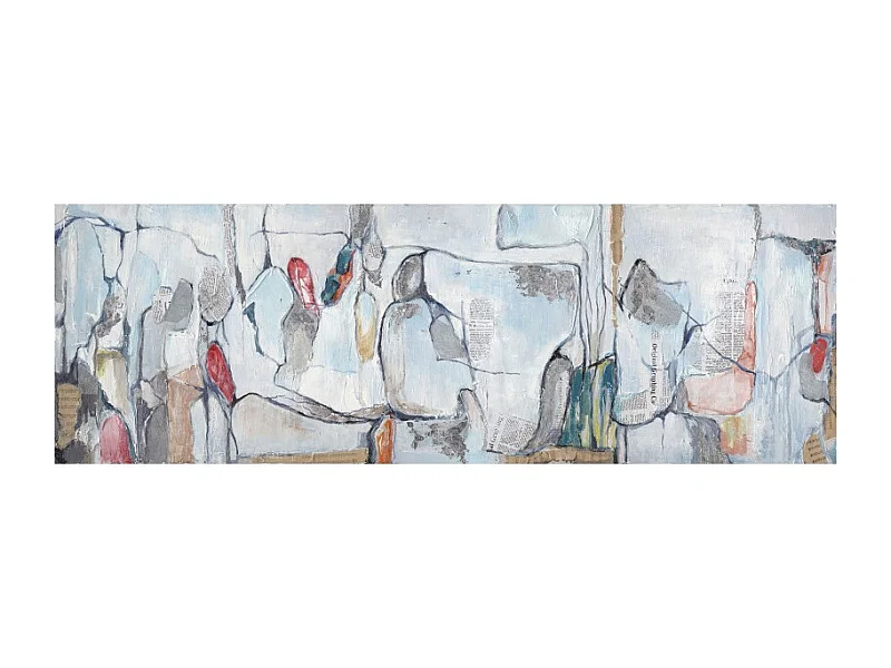 Tableau peinture originale 150 x 50 cm style Abstrait - News