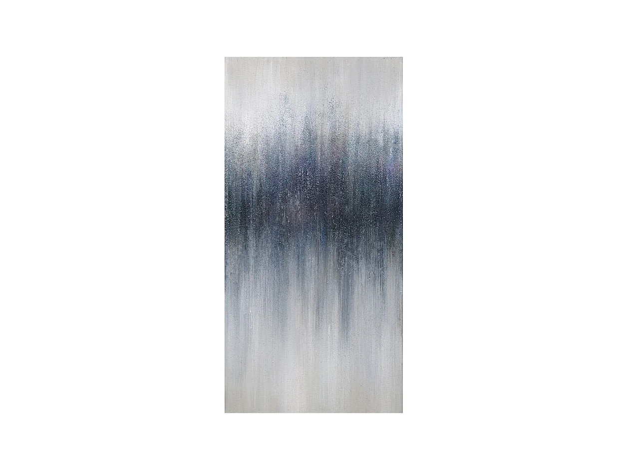 Tableau peinture nuance de bleu 140 x 90 cm - EVANESCENCE