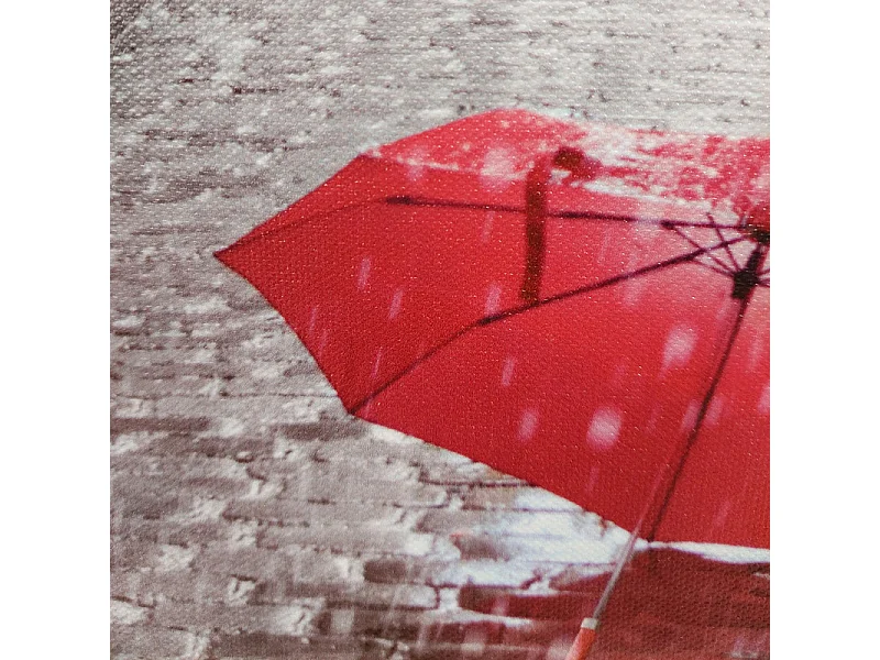 Tableau imprimé Tour Eiffel sur cadre en bois noir 30x40 cm - EIFFEL