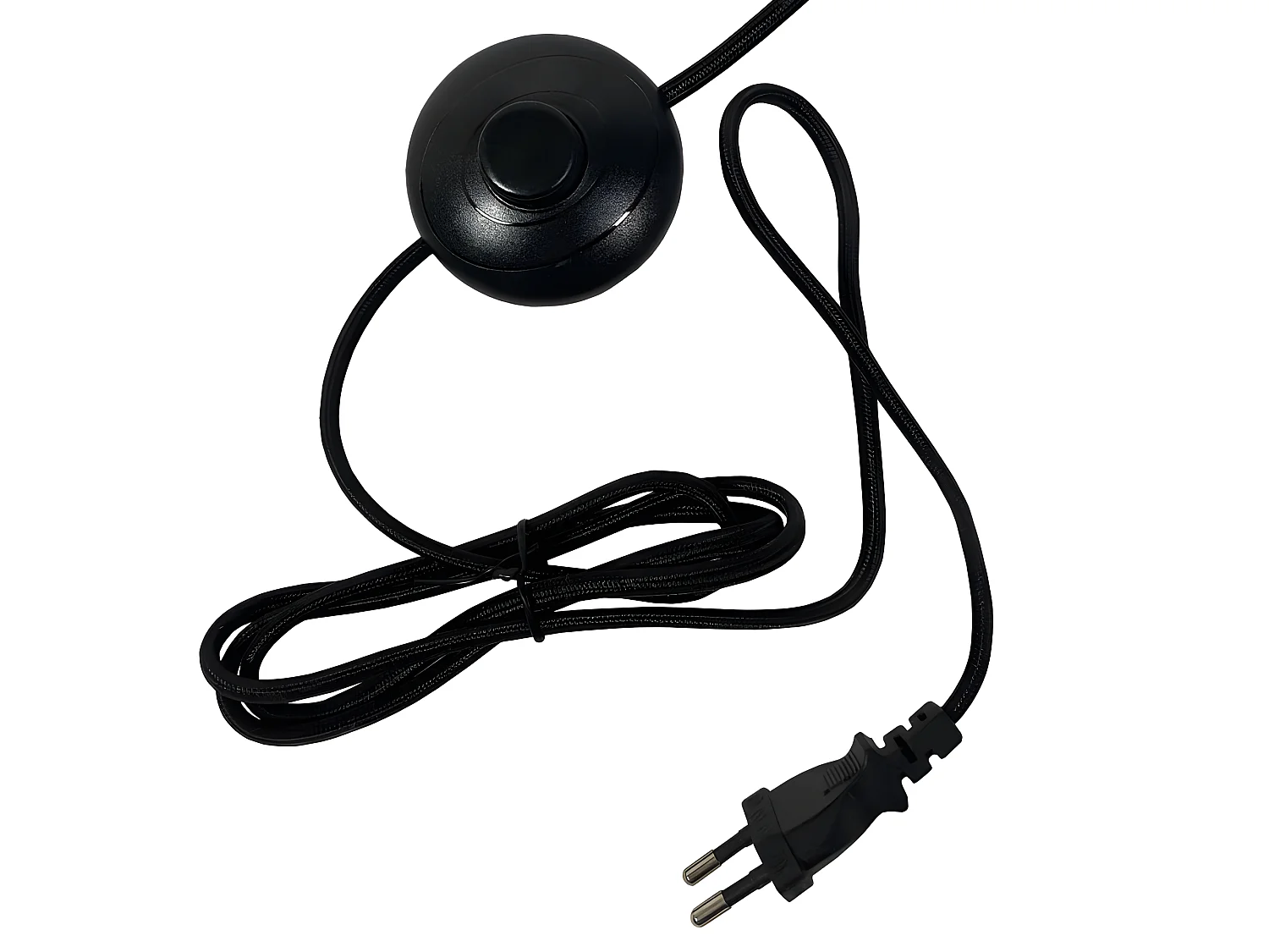 Lampadaire trépied filaire en métal noir et doré - PHARO 9289