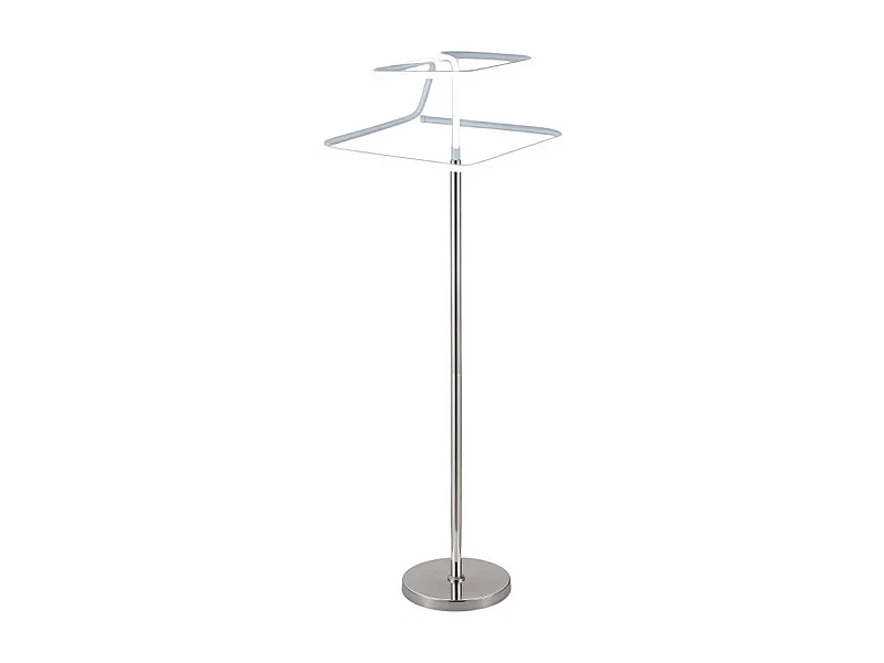 Lampadaire LED 165 cm design abstrait pied métal chromé - DIAMOND