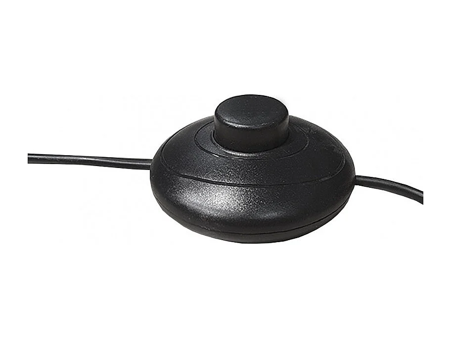 Lampadaire métal avec abat-jour blanc et trépied sur 3 pieds - SHINE M