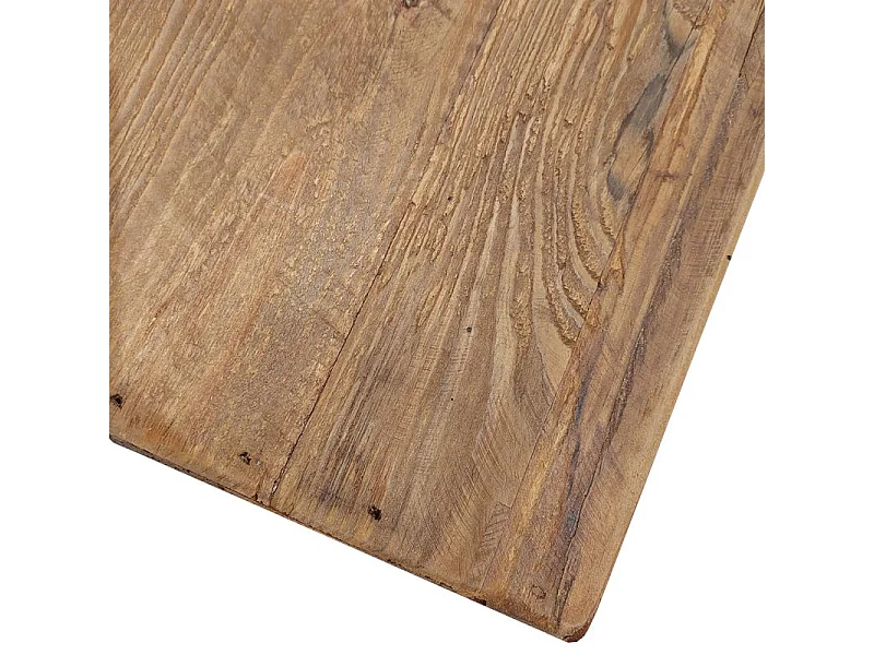 Table de chevet en pin massif recyclé 1 tiroir et 1 niche - CHALET