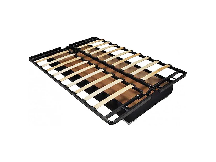 Clic clac 130x190 cm tissu jaune matelas Bultex® 14 cm - HAROLD