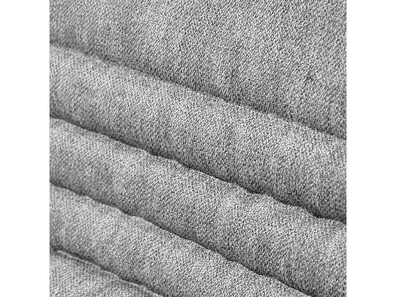 Clic clac 130x190 cm en tissu gris et matelas Bultex®14 cm - TEODORE