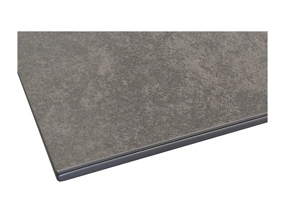 Table extensible 180 à 230 cm gris anthracite en céramique - ONYX