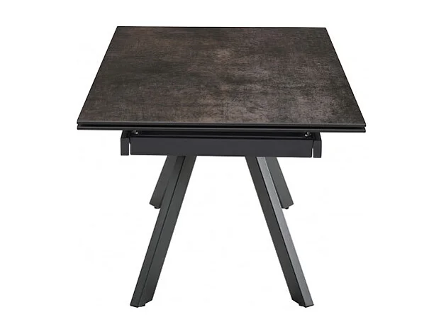Table extensible 160/240 cm céramique gris vieilli pieds inclinés - MAINE 08