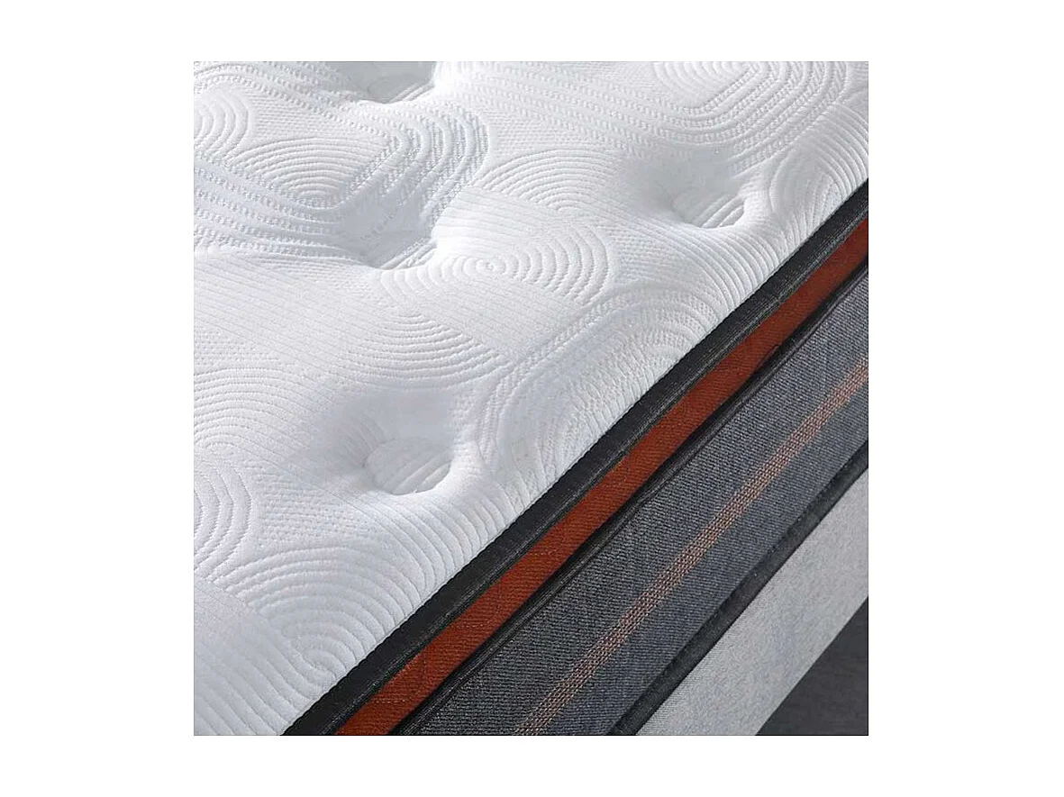 Matelas 160 x 200 cm ressorts 7 zones gel mémoire de forme - SOFT GEL