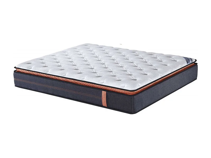 Matelas 160 x 200 cm ressorts 7 zones gel mémoire de forme - SOFT GEL