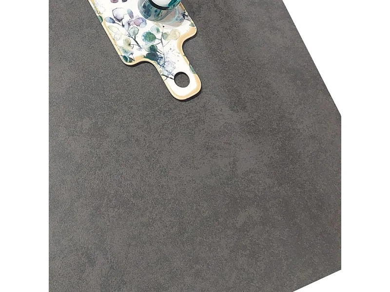 Table basse 120 cm gris anthracite plateau céramique - ONYX