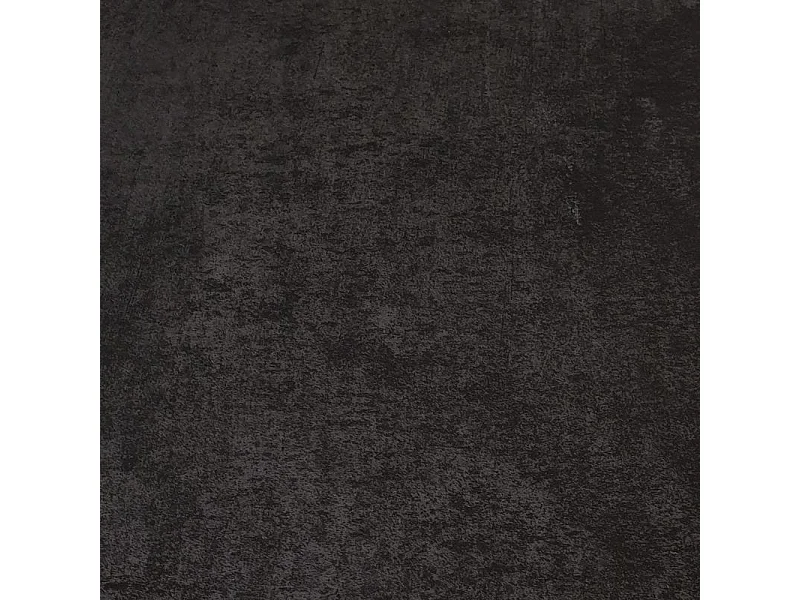 Table basse 120x60 cm céramique gris foncé pied torsadé - UTAH 05