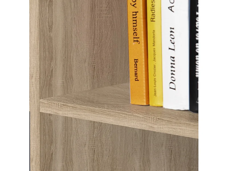 Étagère cube 4 casiers décor chêne - Classico