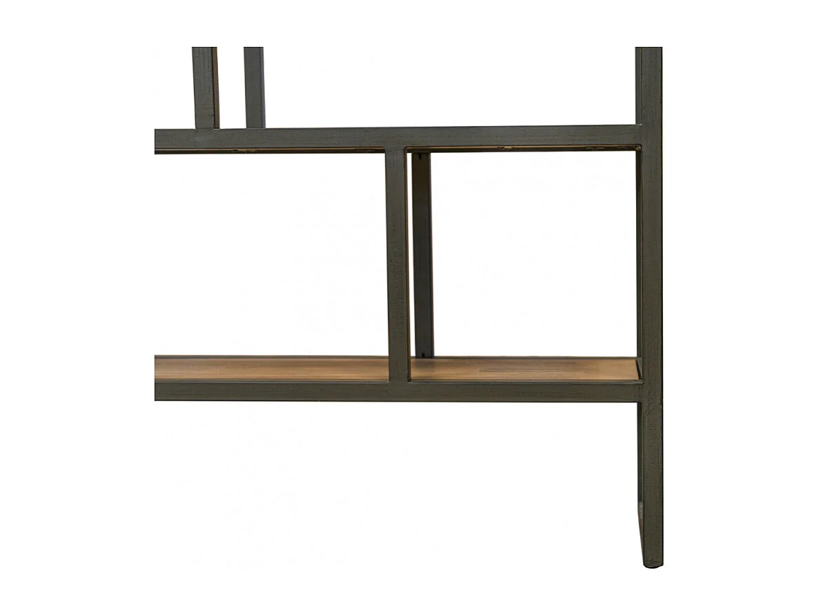 Étagère destructurée L.110 cm en bois et métal effet vieilli - MAYBEL