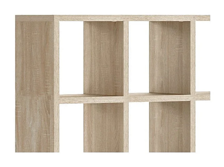 Etagère cube 15 casiers décor chêne - Classico