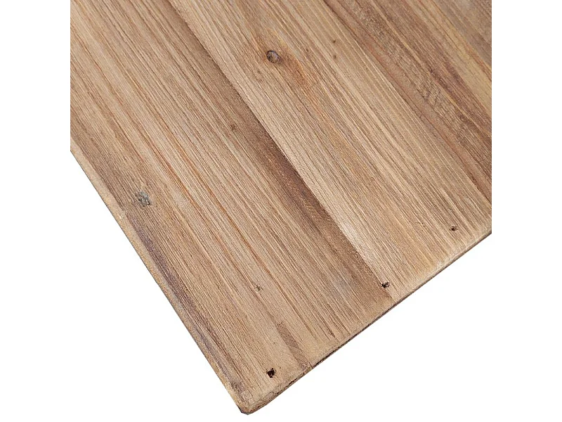 Console L. 100 cm en bois massif de pin recyclé 2 tiroirs - CHALET