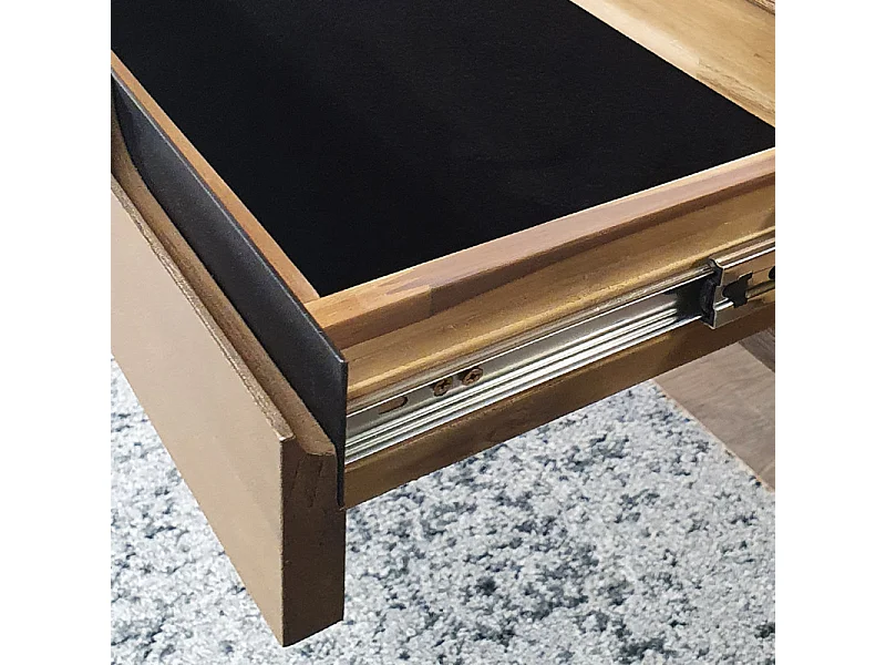 Console en bois 1 grand tiroir 1 niche L.130 cm - KASSIA