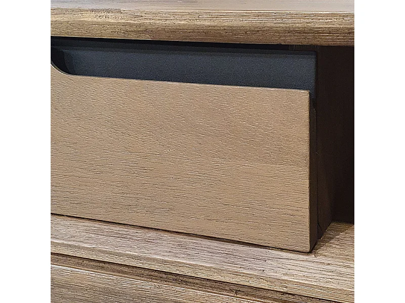 Console en bois 1 grand tiroir 1 niche L.130 cm - KASSIA