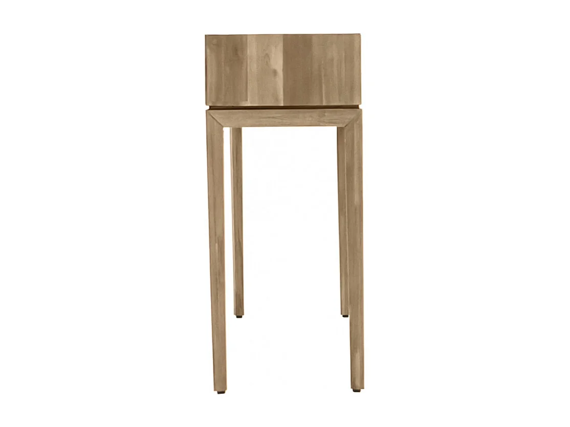Console en bois 1 grand tiroir 1 niche L.130 cm - KASSIA