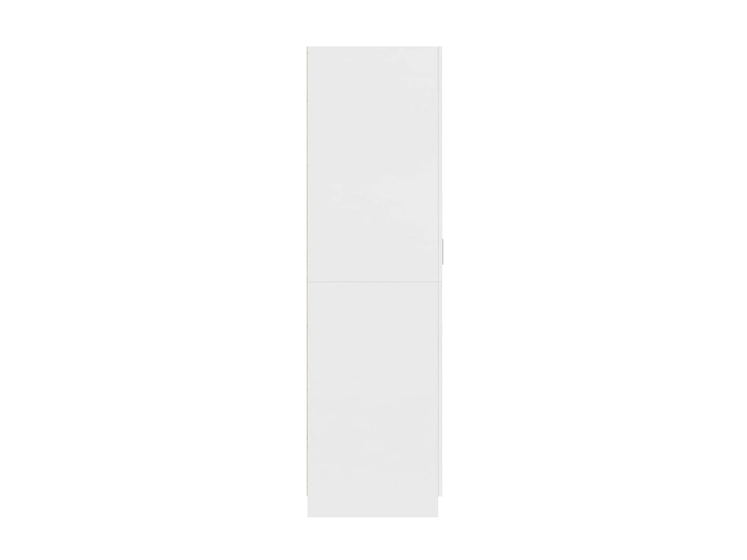 Armoire 2 portes blanc mate Pandra 80cm