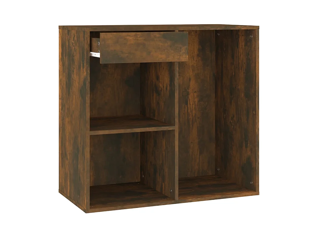 Armoire cosmétique Chêne fumé 80x40x75 Bois d'ingénierie