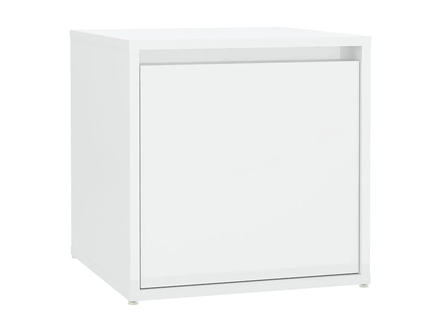 Ensemble de meubles de couloir Blanc brillant Bois d'ingénierie