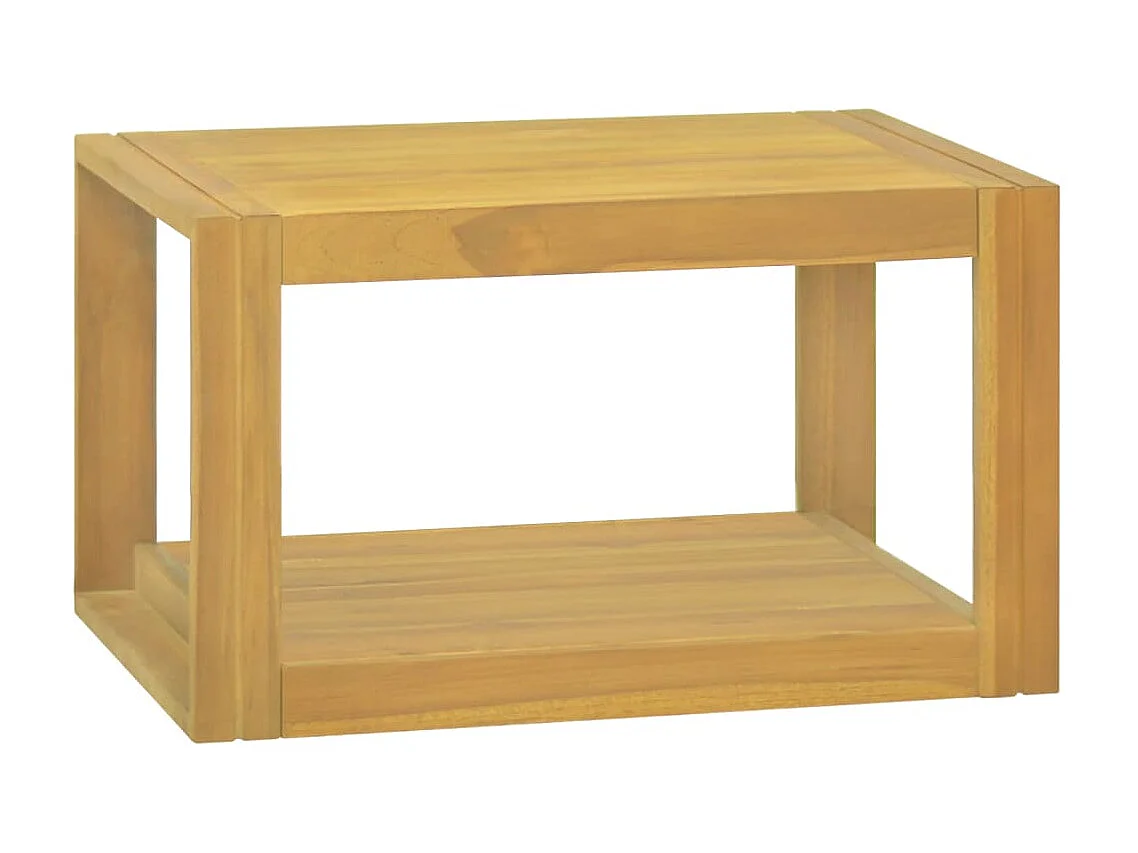 Armoire murale de salle de bain 60x45x35 Bois de teck solide