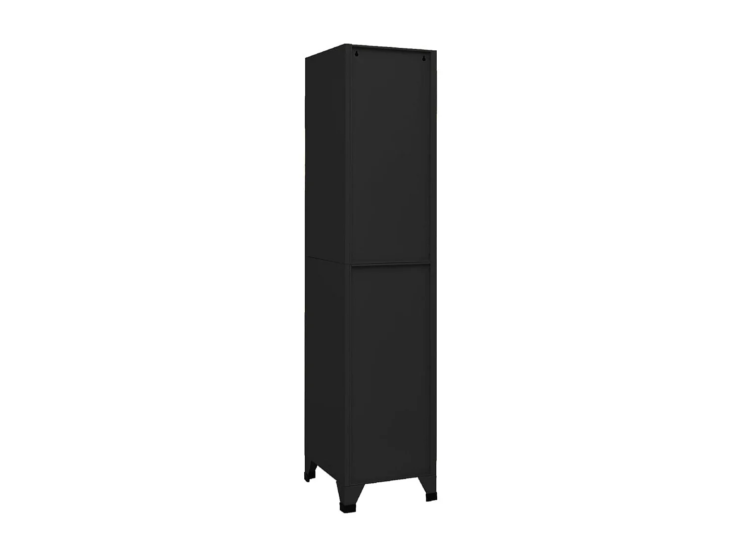 Armoire à casiers Noir 38x45x180 Acier