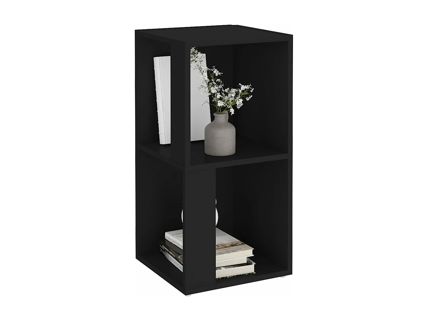 Armoire d'angle Noir 33x33x67 Kolia