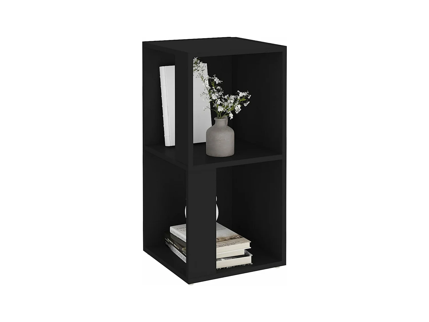 Armoire d'angle Noir 33x33x67 Kolia