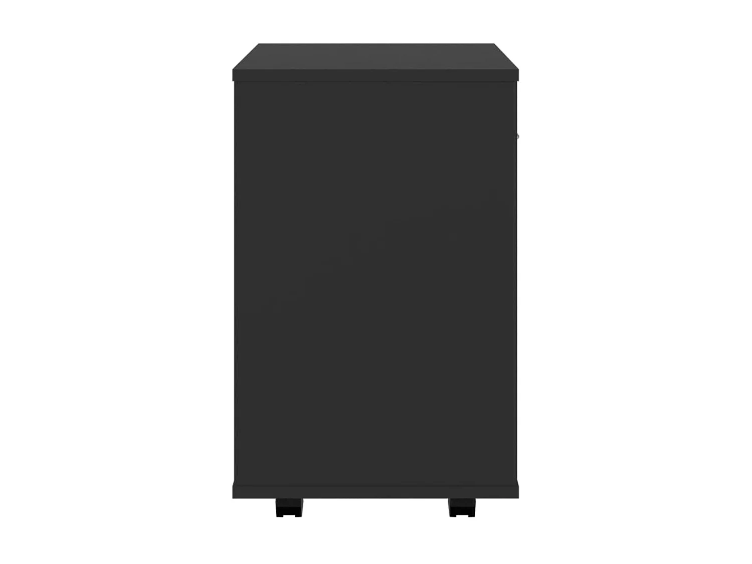 Armoire à roulettes Noir 46x36x59