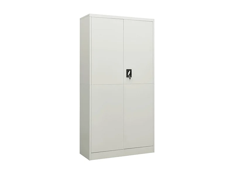 Armoire à casiers Gris clair 90x40x180 Acier