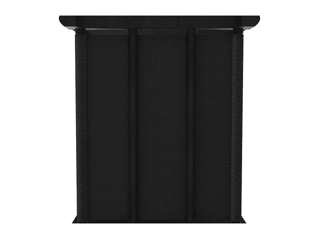 Étagère à 9 cubes avec boîtes Noir 103x30x107,5 Tissu
