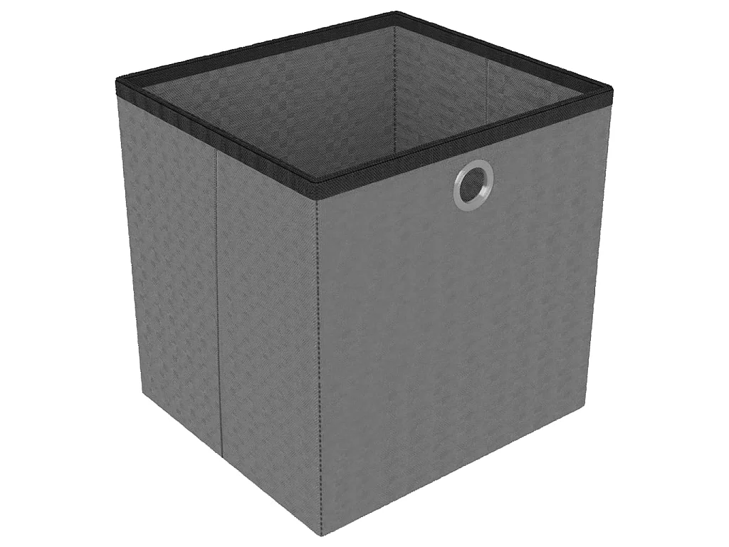 Étagère à 15 cubes avec boîtes Noir 103x30x175,5 Tissu