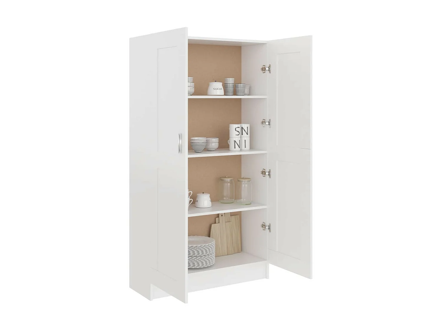 Armoire de rangement Blanc 82,5x30,5x150
