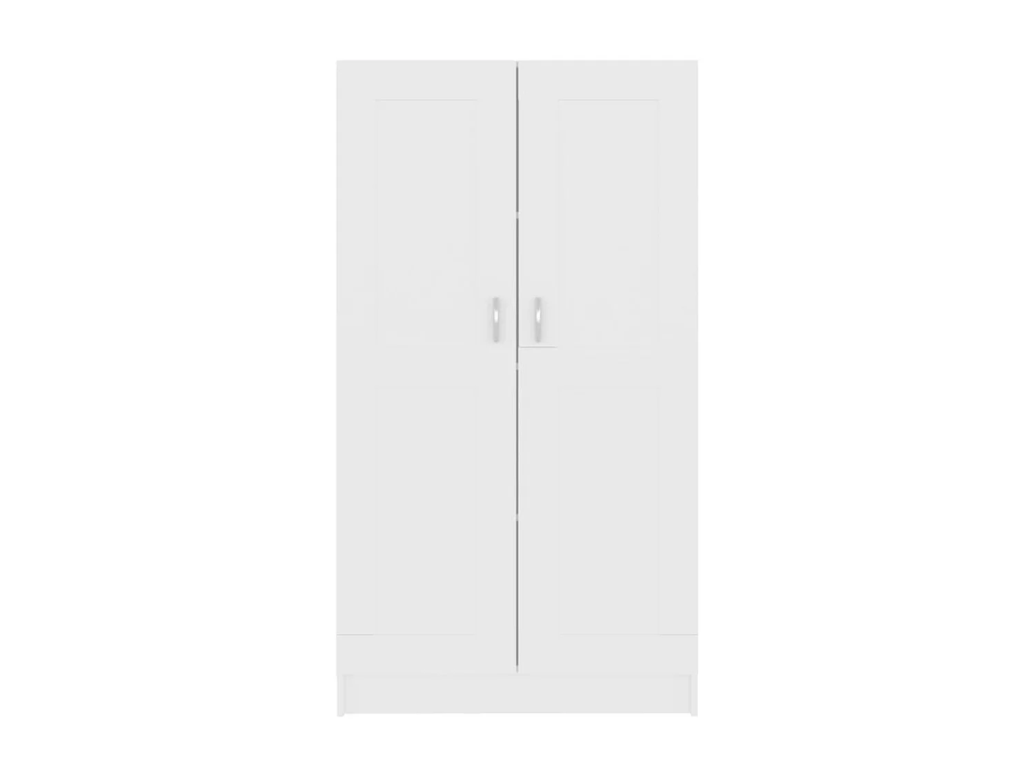 Armoire multifonction mi hauteur 2 portes Kala 82cm - Solution gain de place-Blanc