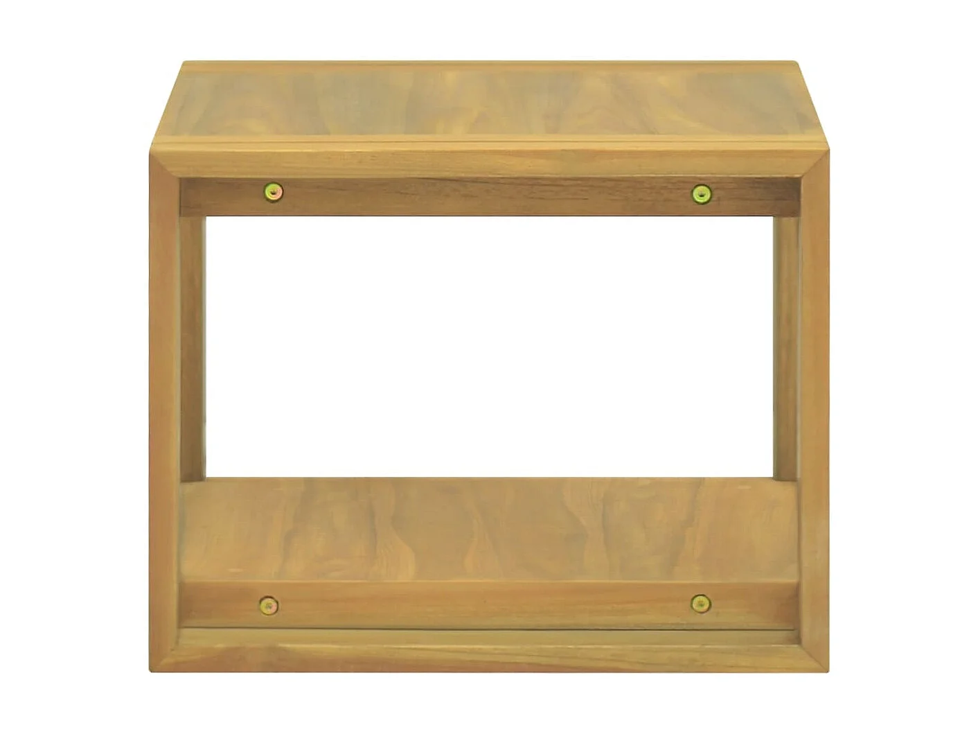 Armoire murale de salle de bain 45x45x35 Teck solide