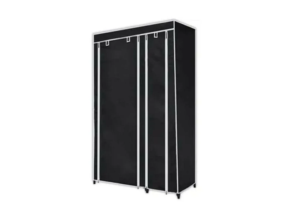 Garde-robe pliable Noir 110 x 45x175