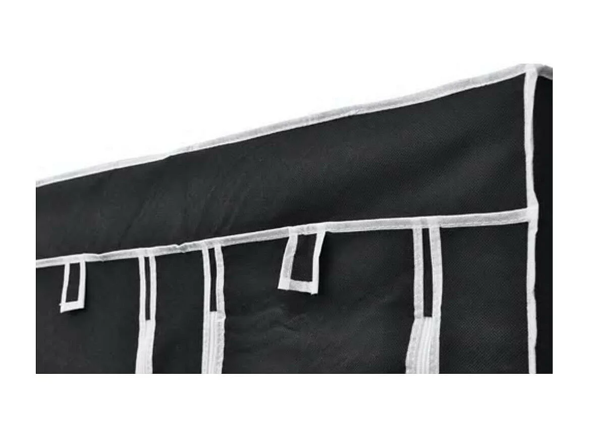 Garde-robe pliable Noir 110 x 45x175